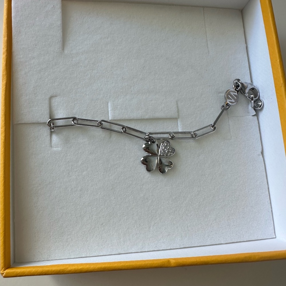 Nomination Clover Charm Bracelet Silver
